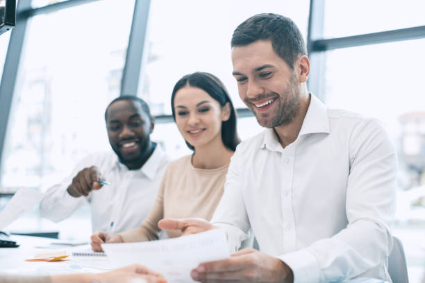 istock Group of people business meeting team work concept 824227286