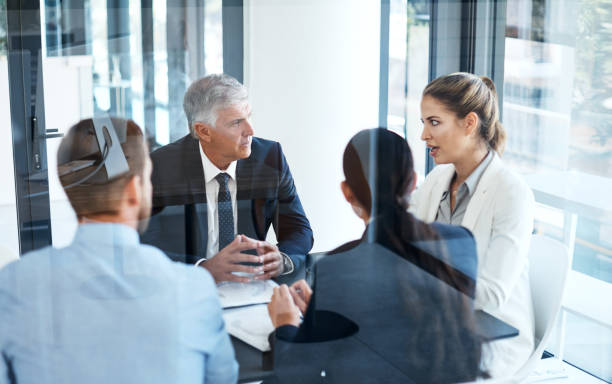 istock Working together to succeed in the competitive corporate world 824227918