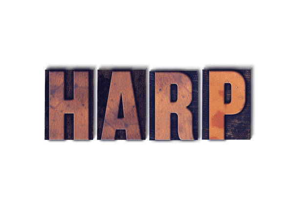 istock Harp Concept Isolated Letterpress Word 824242274