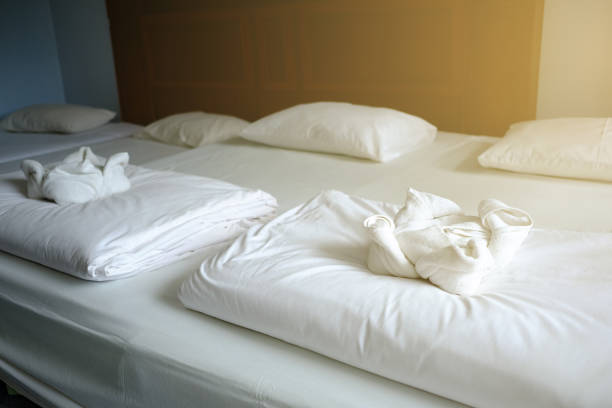 istock Four beds room in hotel 824258128