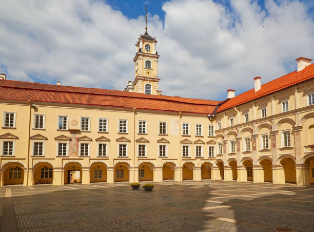 istock Old building of Vilnius University 824273184