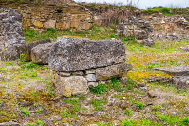 istock Ruins of the Dion Archeological Site in Greece 824277142