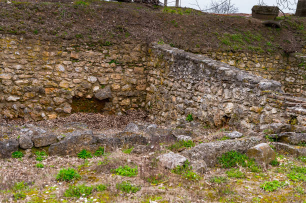 istock Ruins of the Dion Archeological Site in Greece 824277146