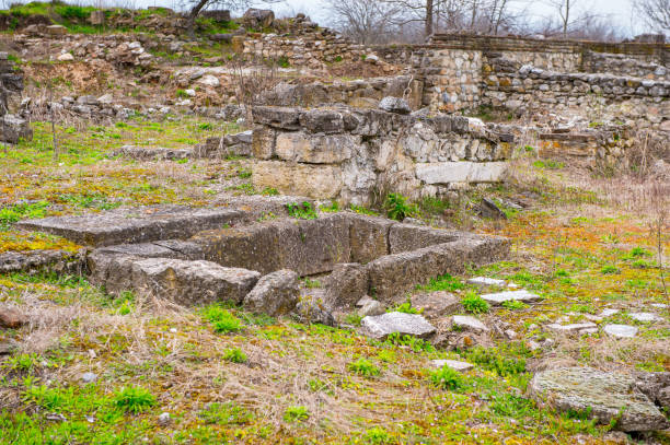 istock Ruins of the Dion Archeological Site in Greece 824277196