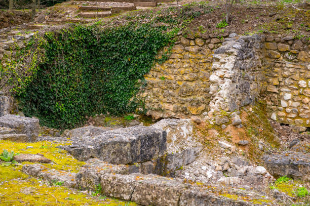 istock Ruins of the Dion Archeological Site in Greece 824277698