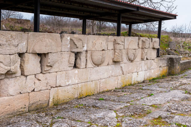 istock Ruins of the Dion Archeological Site in Greece 824277770