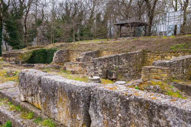istock Ruins of the Dion Archeological Site in Greece 824277906