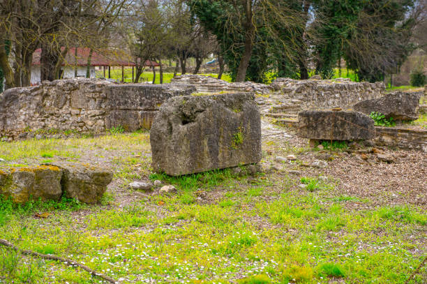 istock Odeum in the Dion Archeological Site in Greece 824278072