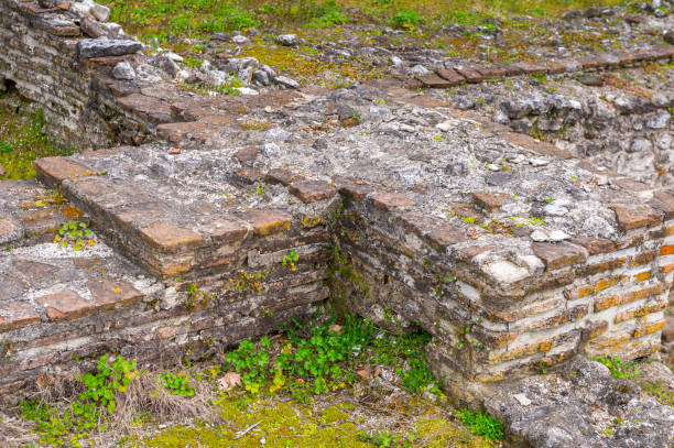 istock Ancient ruins in the Dion Archeological Site in Greece 824278380