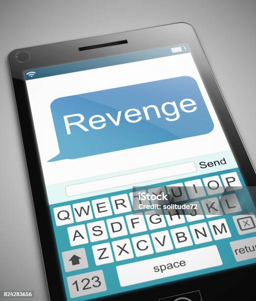 Revenge Concept Stock Photo - Download Image Now - Revenge, Mobile Phone, Portable Information Device