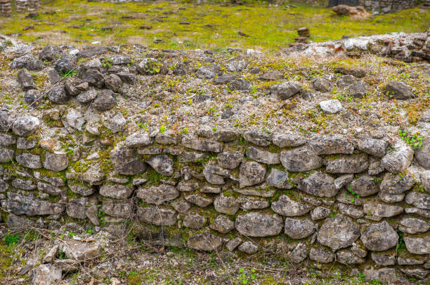 istock Ancient ruins in the Dion Archeological Site in Greece 824286924