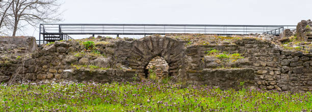 istock Nature and ruins in the Dion Archeological Site in Greece 824287166