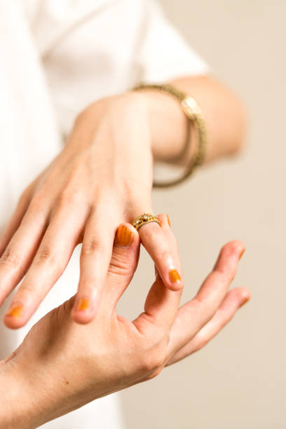 istock Woman wearing a ring 824287560