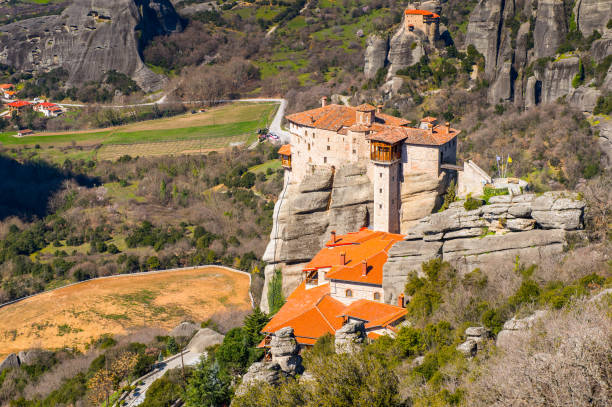 istock Monastery complex in Meteora mountains, Thessaly, Greece.  UNESCO World Heritage List 824291004