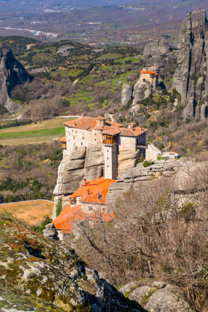 istock Monastery complex in Meteora mountains, Thessaly, Greece.  UNESCO World Heritage List 824291240