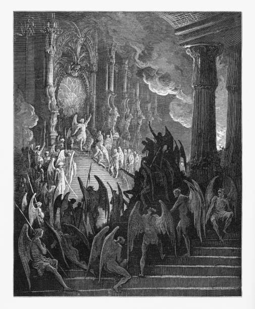istock High on the throne of a royal state Victorian Engraving, 1885 824291396