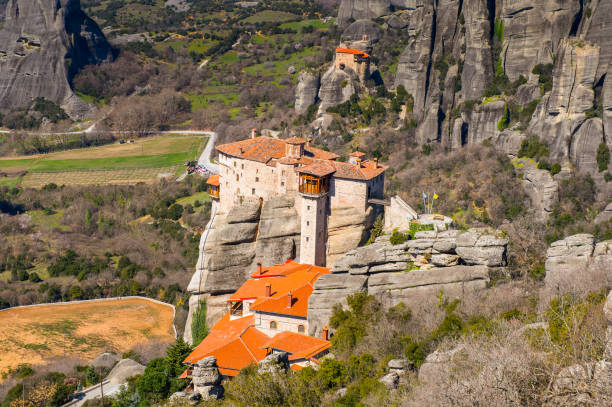 istock Monastery complex in Meteora mountains, Thessaly, Greece.  UNESCO World Heritage List 824291628