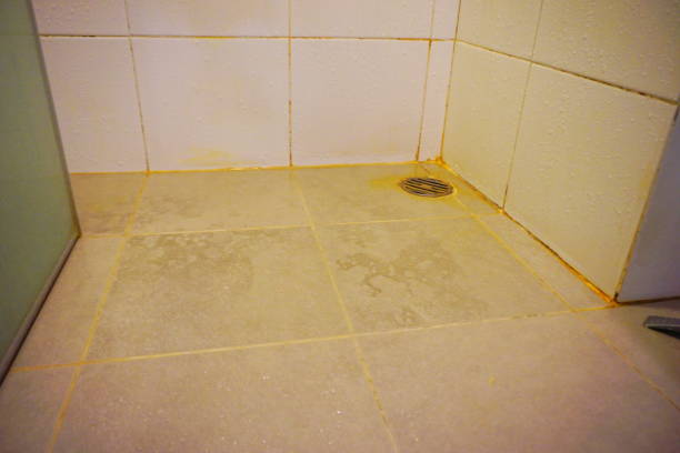 istock Old floor bathroom and Dirty Toilet 824298052