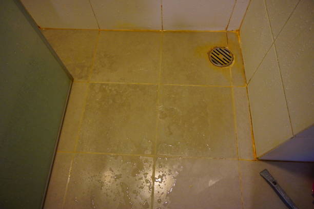 istock Old floor bathroom and Dirty Toilet 824298174