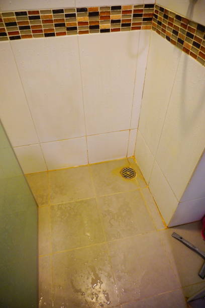 istock Old floor bathroom and Dirty Toilet 824298262