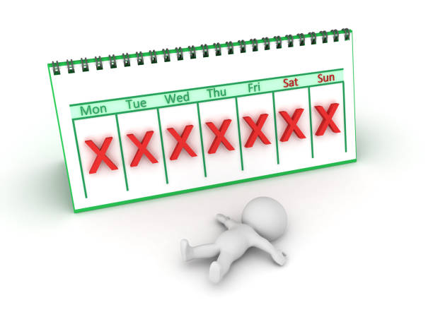 istock 3D illustration presenting the concept of being lazy and unproductive 824298324