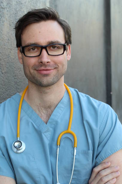istock Honest looking healthcare worker isolated 824302838