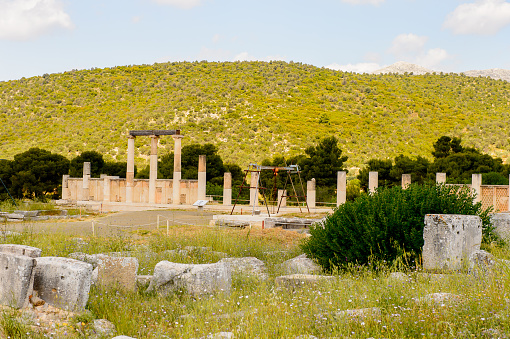 Ancient Greek ruins in Crete, Greece