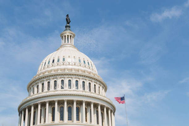 istock Dome of U.S. Capitol Building in Washington, DC 824336822