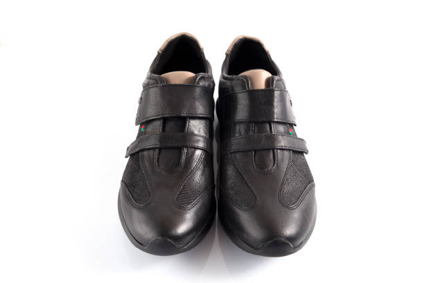 istock Female Black Shoe on White Background. 824340632