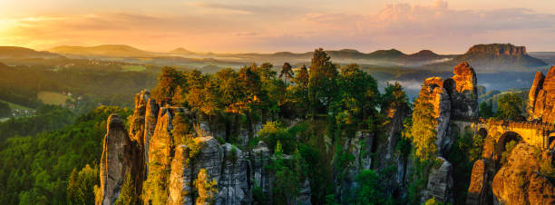 istock The Bastei bridge, Saxon Switzerland National Park, Germany 824345162