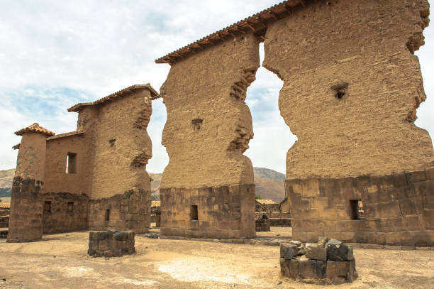 istock Raqchi, an Inca archaeological site in the Cusco region in Peru (Temple of Wiracocha) 824349222