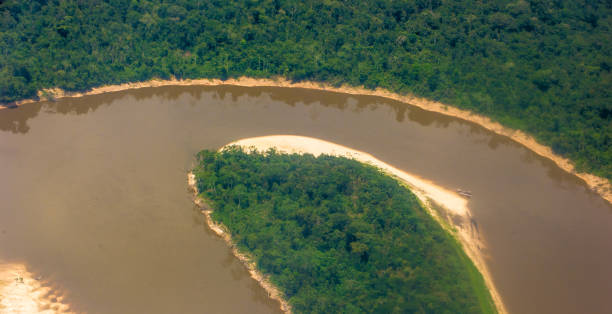 istock Amazon of Peru, from the air 824352154