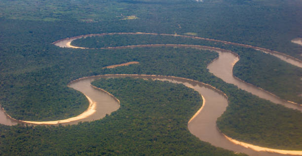 istock Amazon of Peru, from the air 824352406