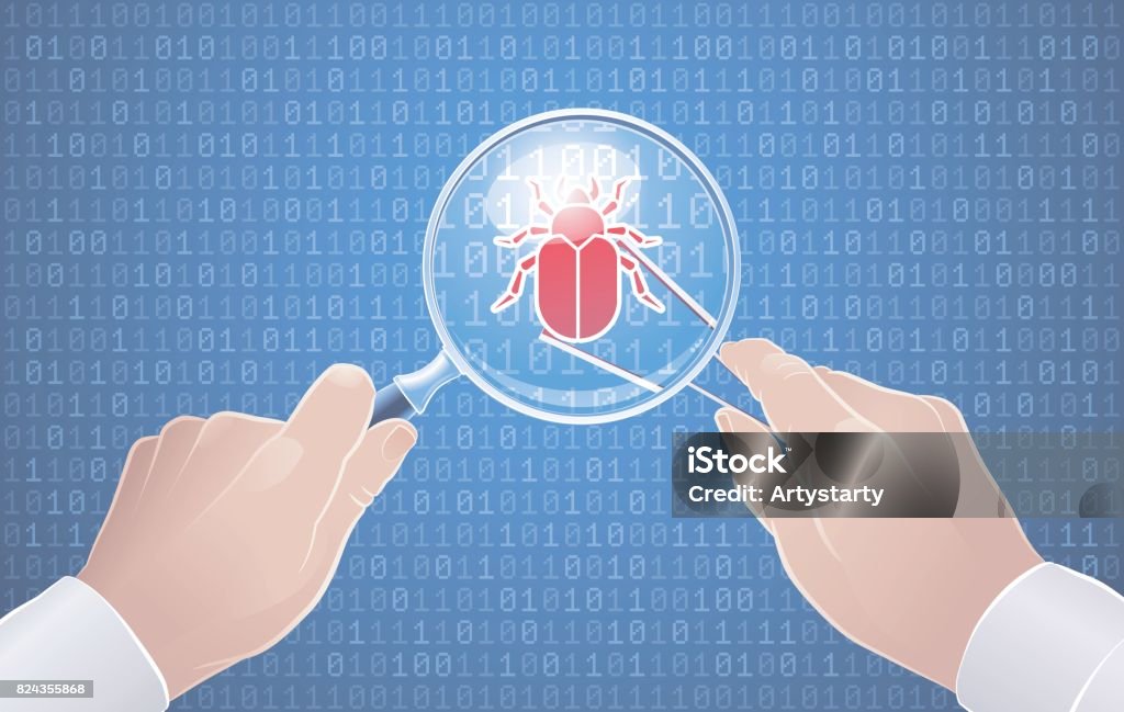 Code Debugging Stock Illustration - Download Image Now - Computer Bug ...