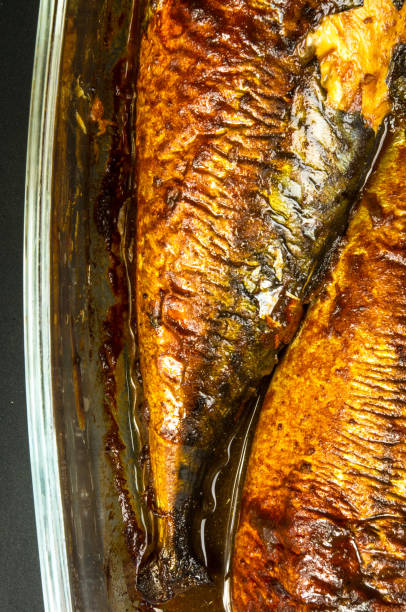 istock Mackerel, baked in a glass container 824359094
