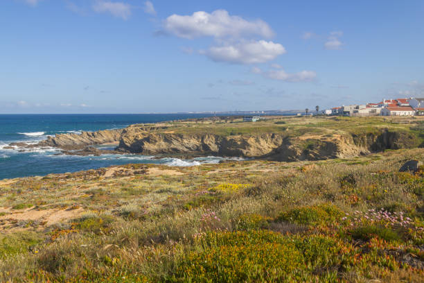 istock Beach, cliffs and houses in Porto Covo 824359198