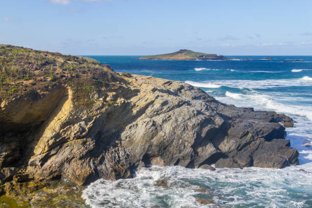 istock Cliff and island in Porto Covo 824359622