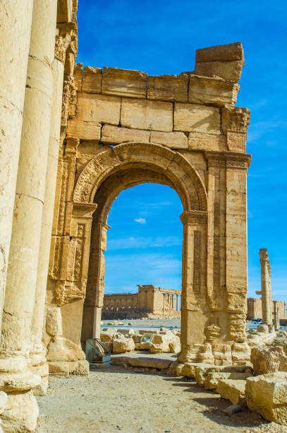 istock Close view of the Roman ruins 824366790
