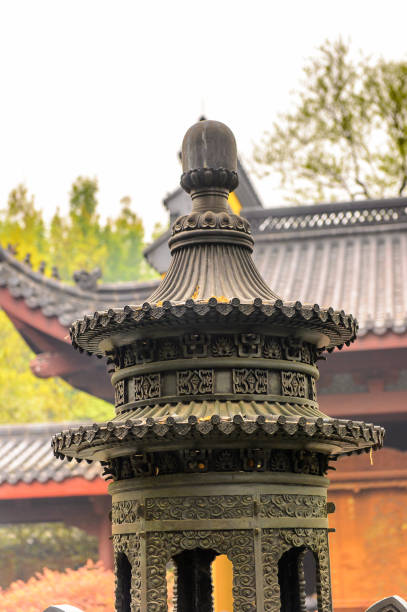 istock Lingyin Temple (Temple of the Soul's Retreat) complex. One of the largest Buddhist temples in China 824374408