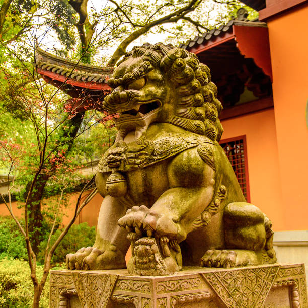 istock Lingyin Temple (Temple of the Soul's Retreat) complex. One of the largest Buddhist temples in China 824374464