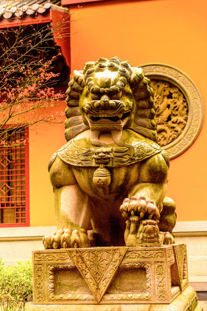 istock Lingyin Temple (Temple of the Soul's Retreat) complex. One of the largest Buddhist temples in China 824376618
