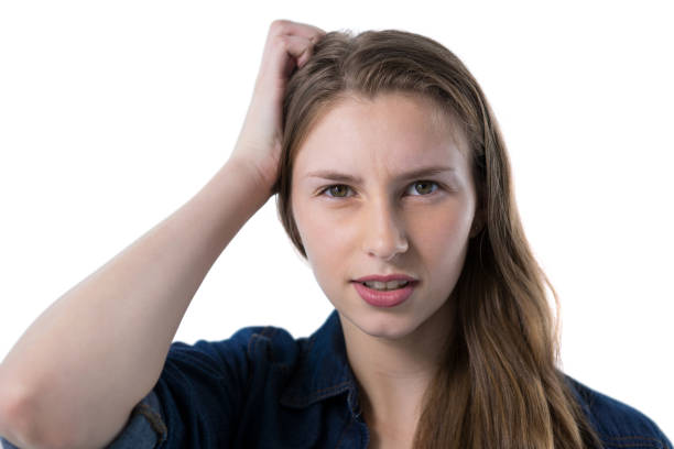 istock Confused teenage girl looking at camera 824377708