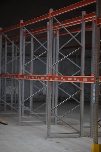 istock Industrial racks in stock 824385082