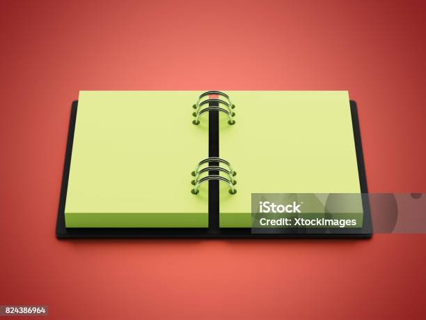 Green Paper Notepad Blank Green Paper Notepad Stock Photo - Download Image Now - Blank ...
