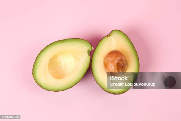 Pink Avocado Stock Photo - Download Image Now - Avocado, Vegetable, Colored Background