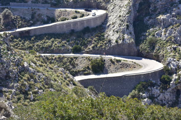 istock Serpentine road direction Sa Calobra,Majorca 824393382