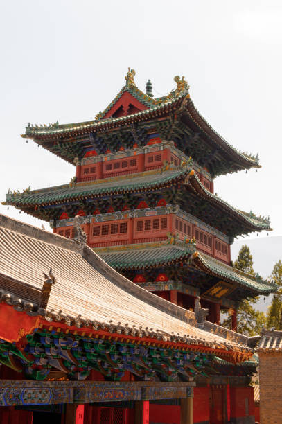istock Pagoda at the Authentic Shaolin Monastery (Shaolin Temple), a Zen Buddhist temple. UNESCO World Heritage site 824396002