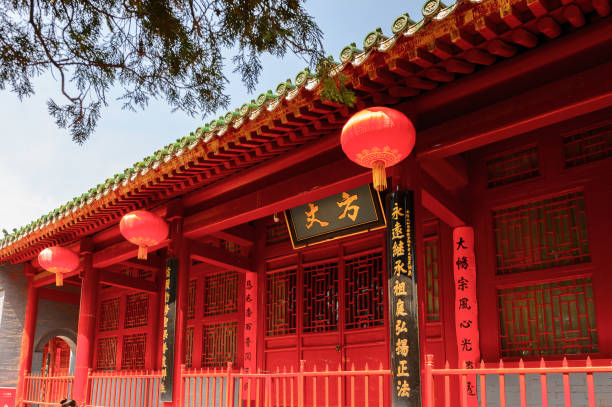 istock Pagoda at the Authentic Shaolin Monastery (Shaolin Temple), a Zen Buddhist temple. UNESCO World Heritage site 824396300