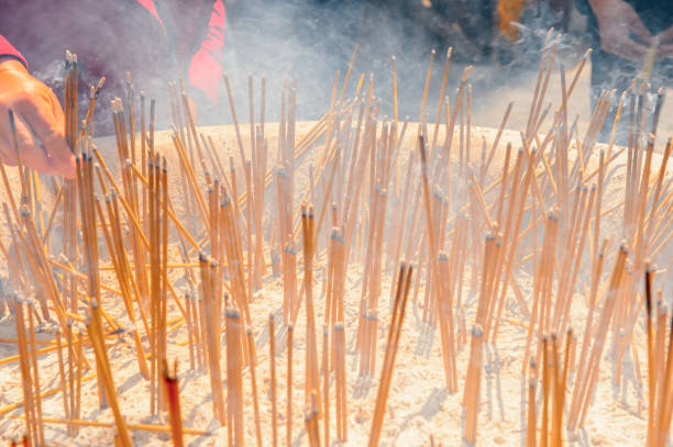 istock Candles at the Authentic Shaolin Monastery (Shaolin Temple), a Zen Buddhist temple. UNESCO World Heritage site 824396472