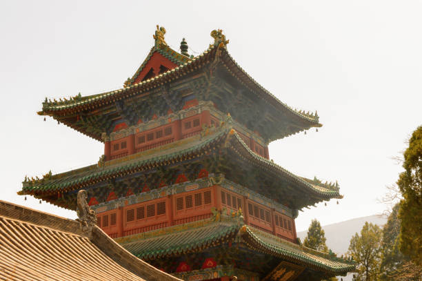 istock Pagoda at the Authentic Shaolin Monastery (Shaolin Temple), a Zen Buddhist temple. UNESCO World Heritage site 824396564
